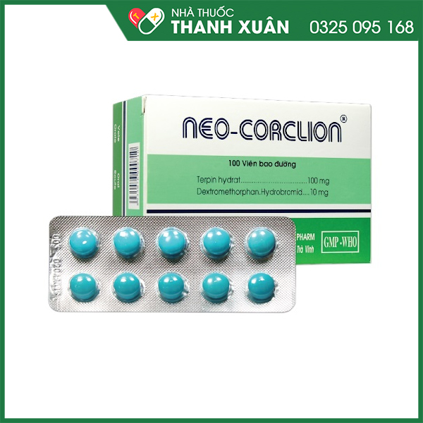 Neo-corclion điều trị ho, long đờm, ho mãn tính